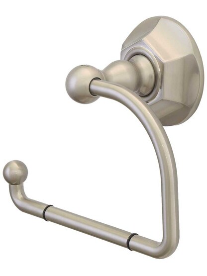 Edwardian Swinging Toilet Paper Holder in Satin Nickel.